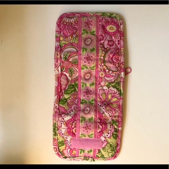 Vera Bradley Pink Petal Trifold Wallet - Picture 4 of 5
